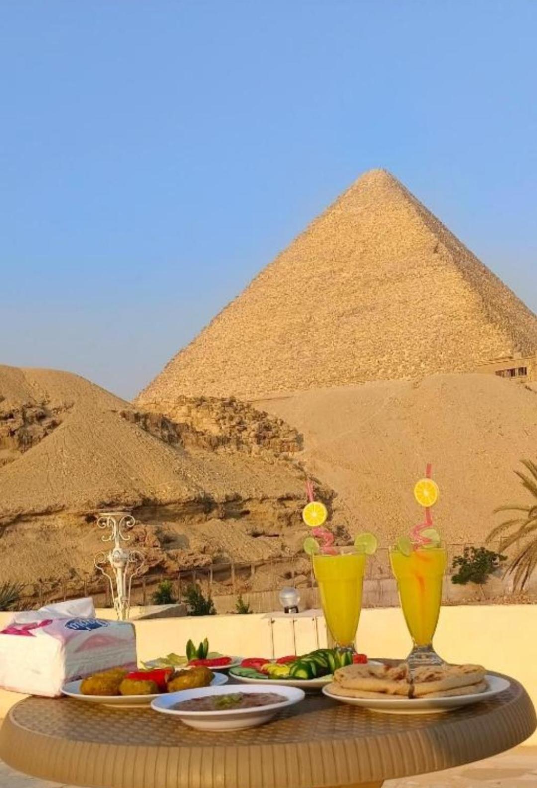 Hotel Pyramid View Gh à Kafret el-Gabal Extérieur photo